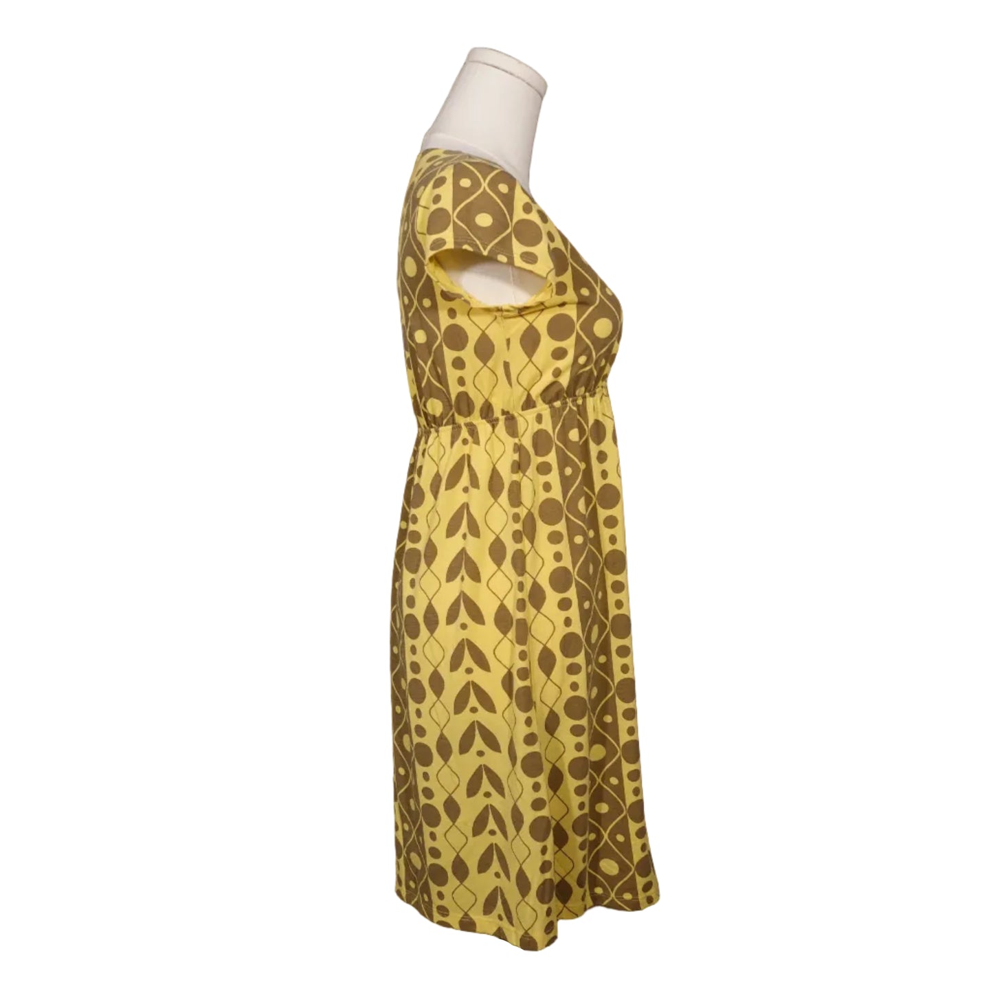 Chelsey Golden Hour Retro Midi Dress-M