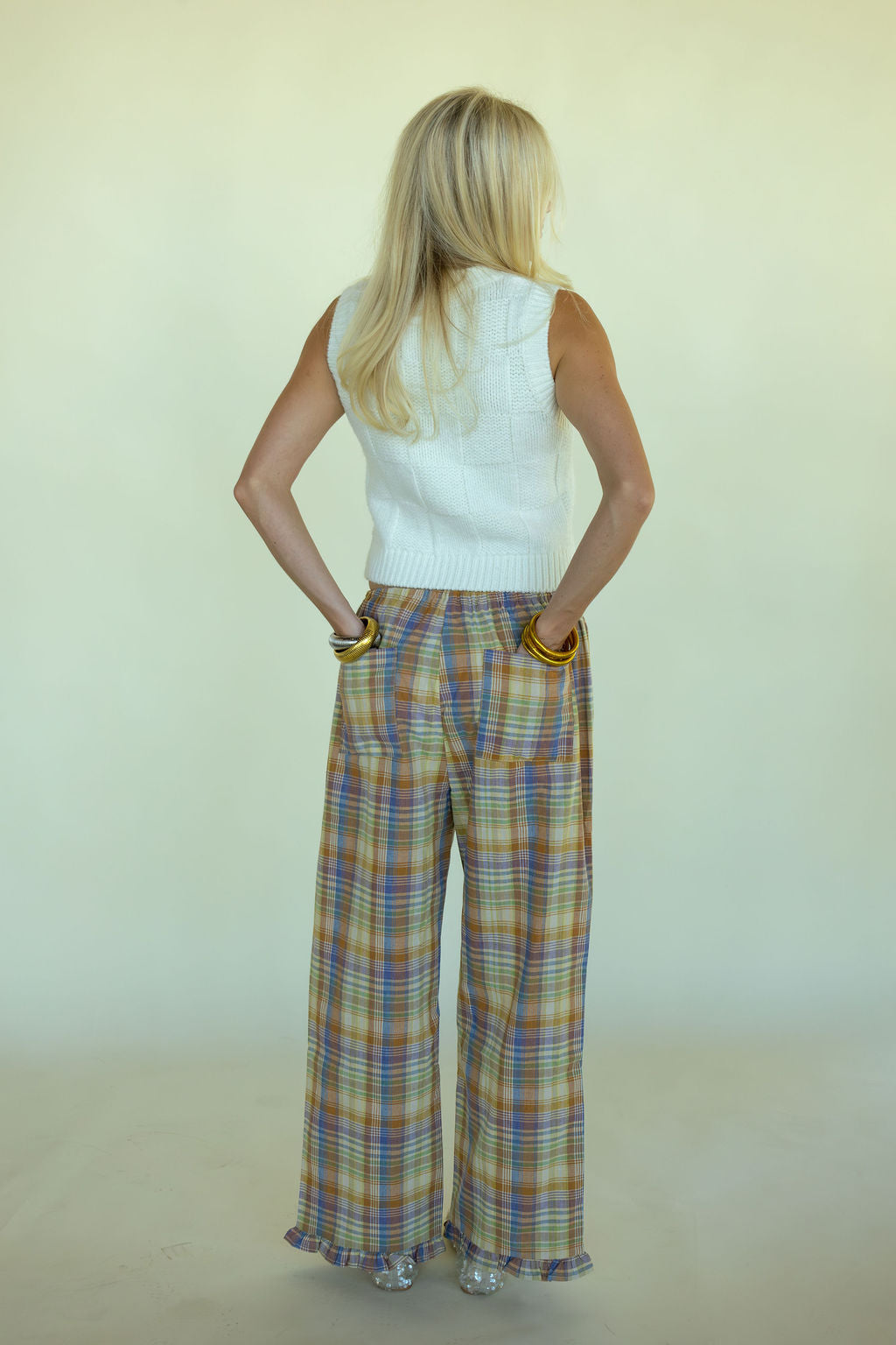 Sunday Stroll Plaid Pants