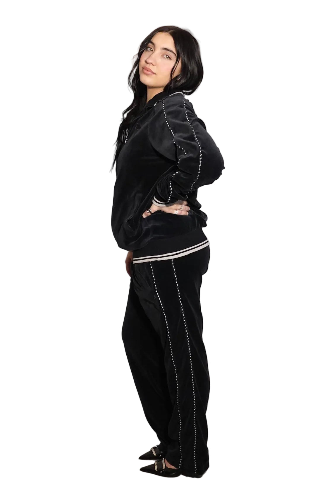 Rare Japan-Exclusive Puma XO Black Velour Tracksuit-XL