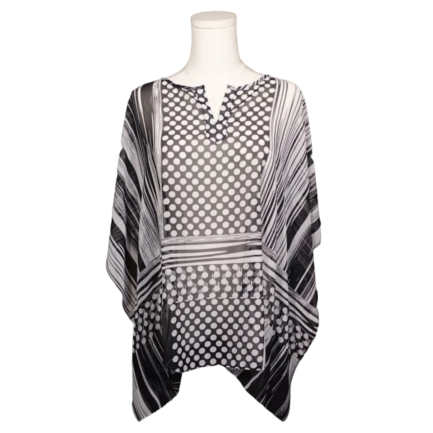 Mod Muse Sheer Poncho Top-S/M