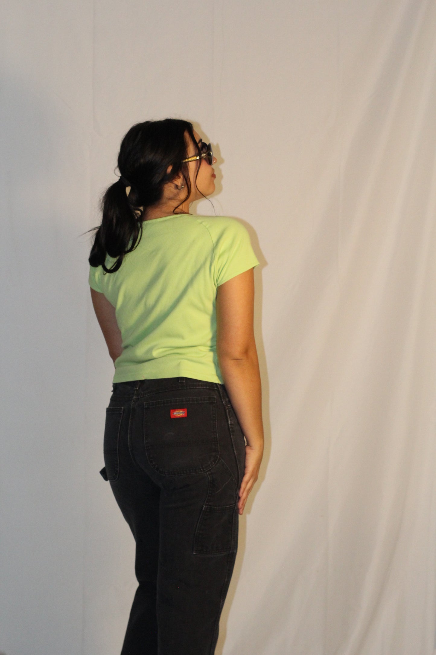 “I ❤️ BEER” Vintage Green Tee