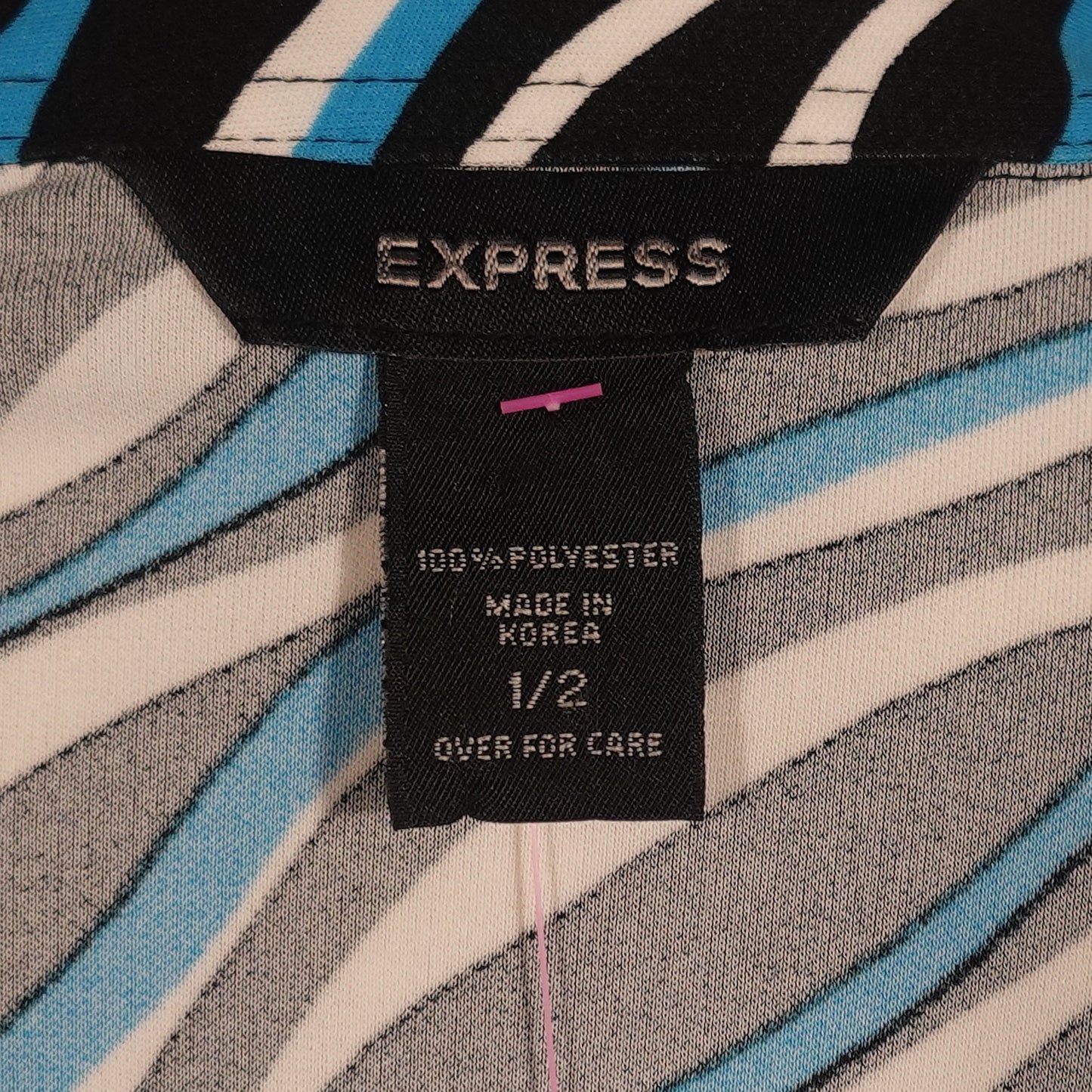 Express Zebra Print Wrap Dress (1/2)