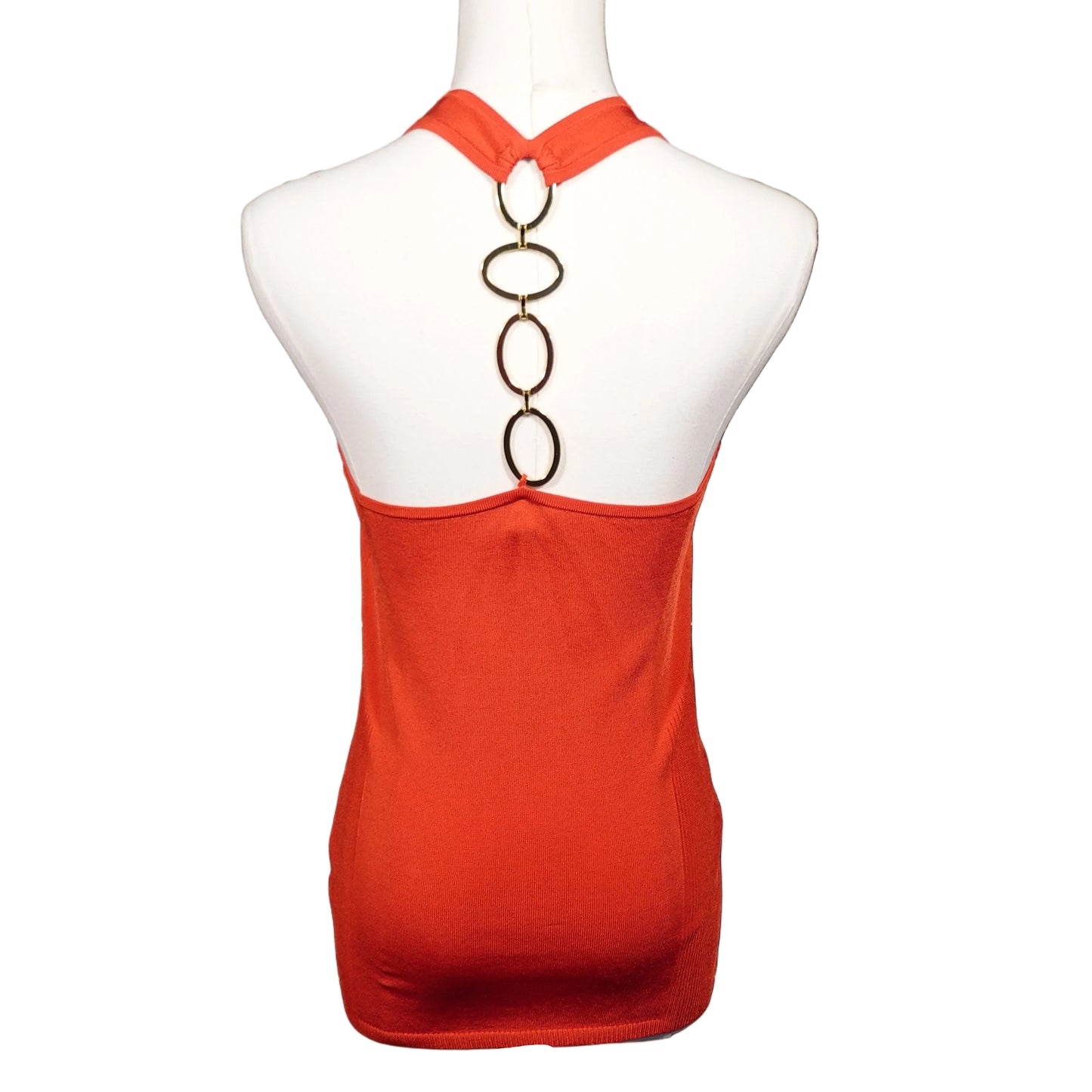 Tangerine Ring Detail Tank- S