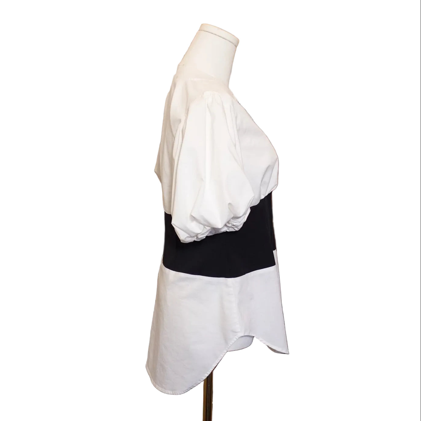 7th Avenue Design Studio Colorblock Puff Sleeve Top (S)