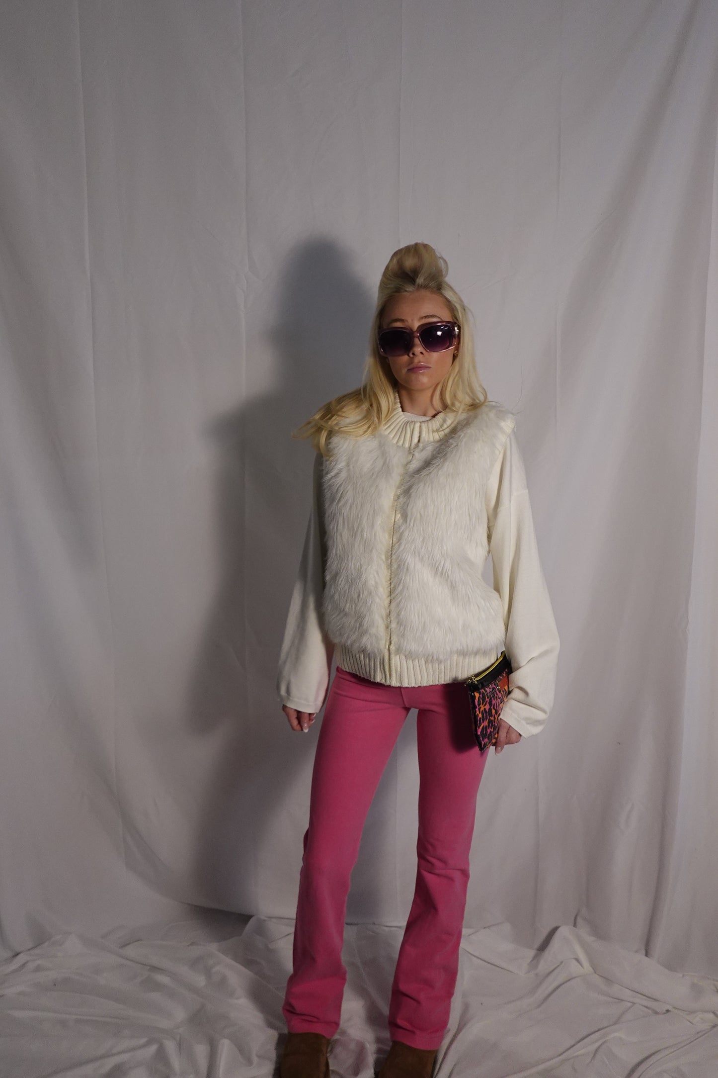 White Fur Vest
