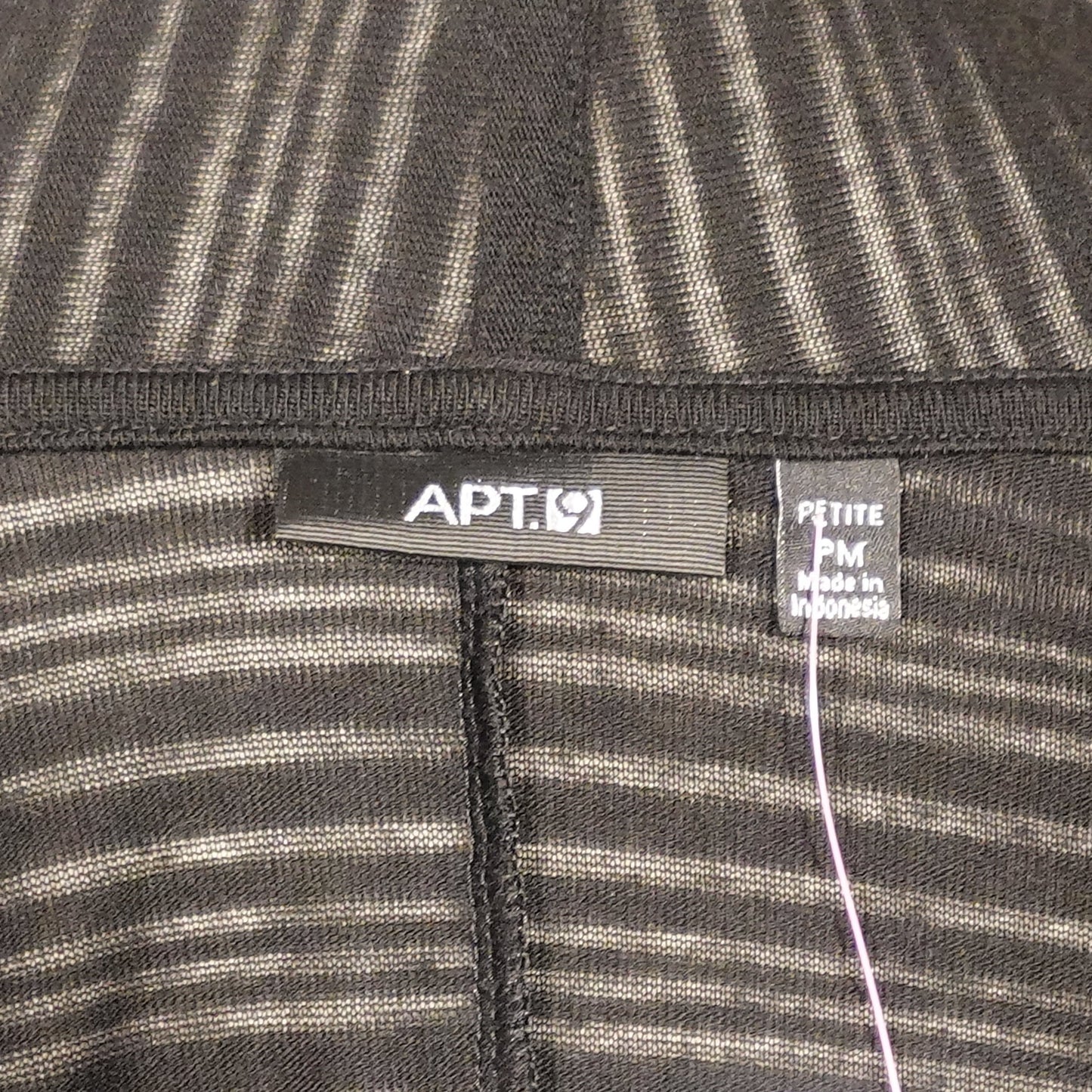 Apt. 9 Sheer Black Minimal Drape Cardigan-Petite M