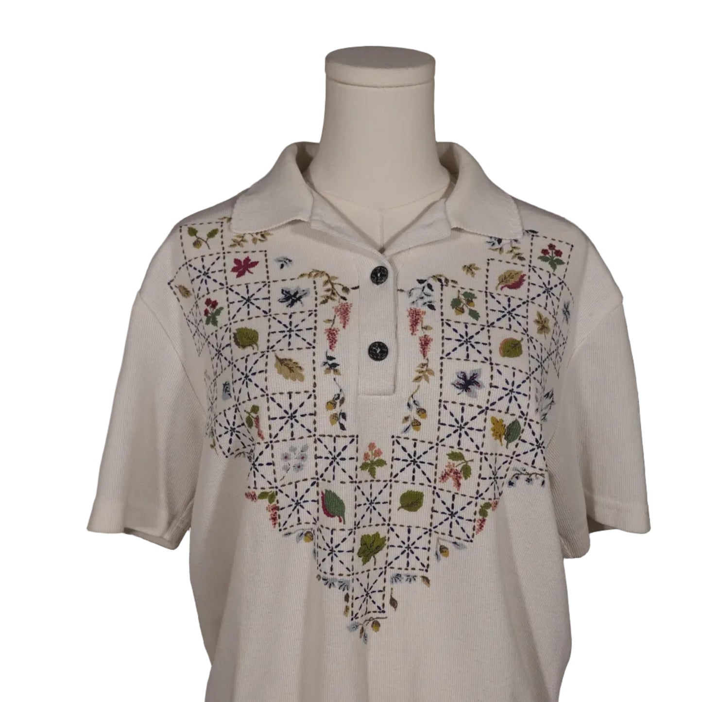 Teddi Collard Floral Knit Tee-M