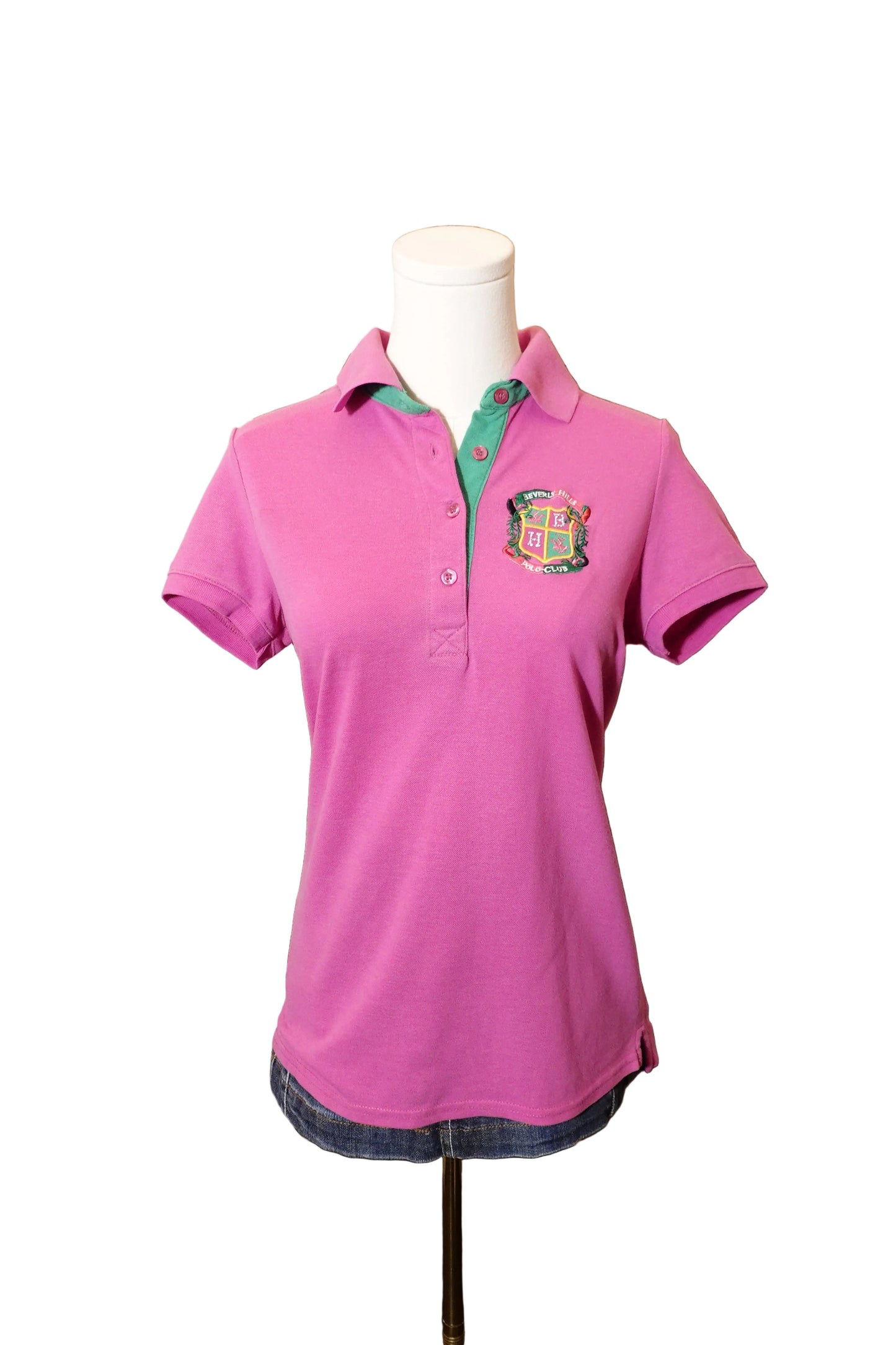 Pink Beverly Hills Polo Club Polo Shirt