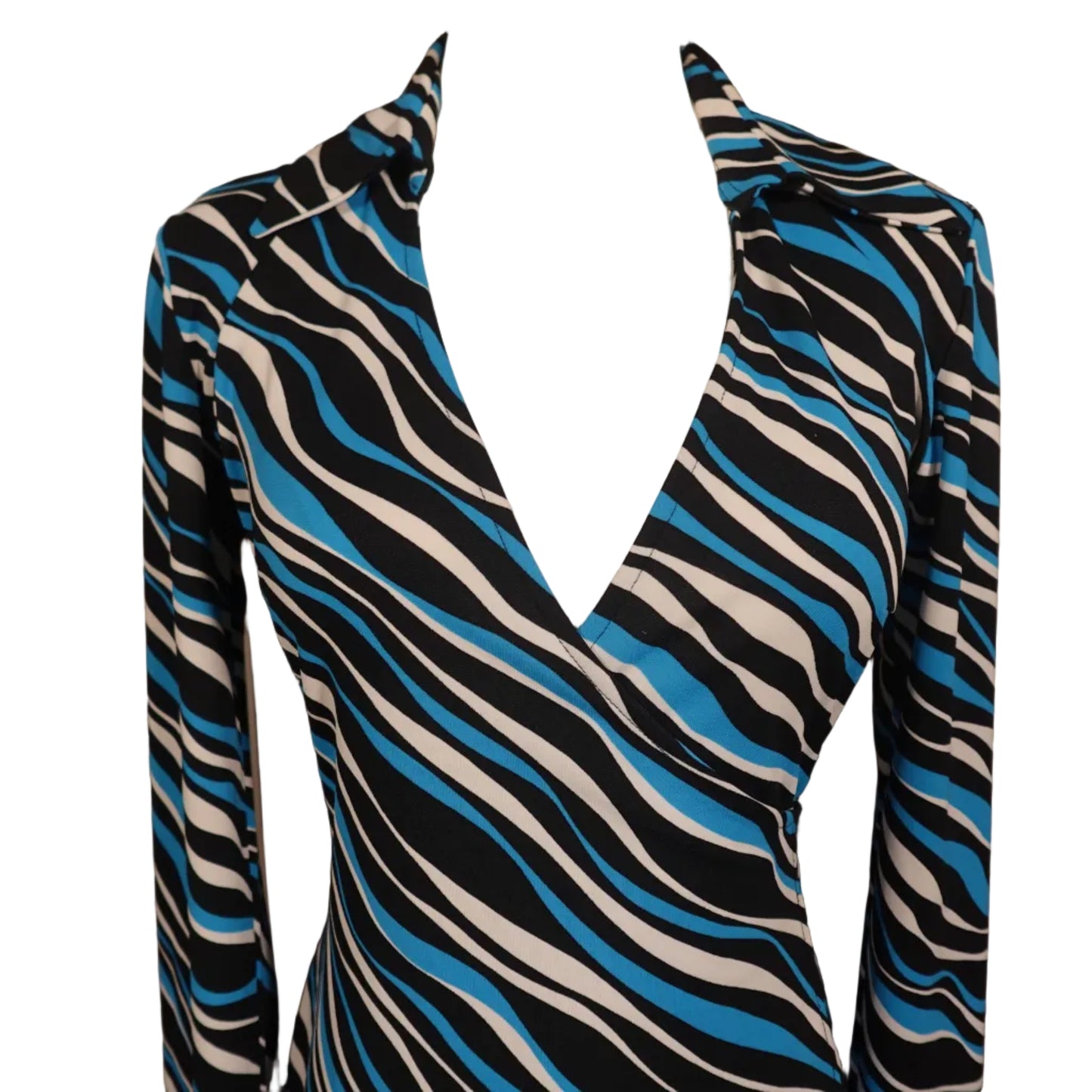 Express Zebra Print Wrap Dress (1/2)