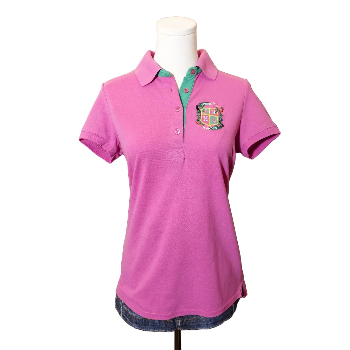 Pink Beverly Hills Polo Club Polo Shirt