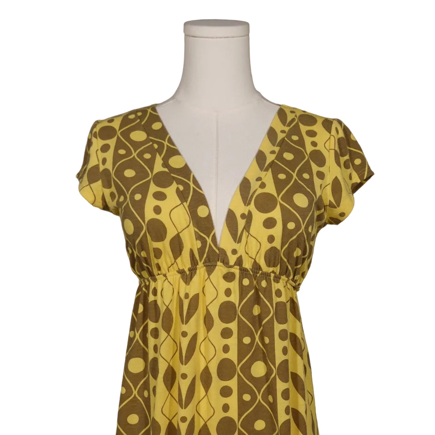 Chelsey Golden Hour Retro Midi Dress-M