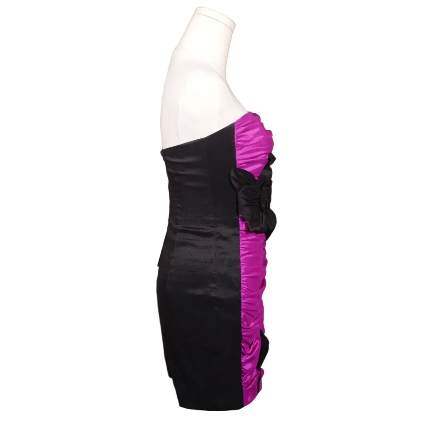 Jessica McClintock Midnight Bloom Strapless Dress NWT (4)