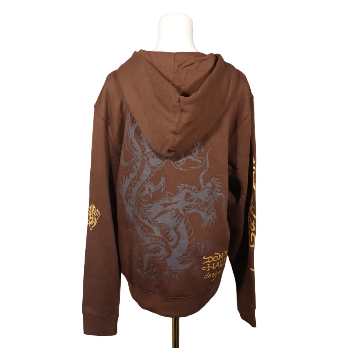 Ed Hardy Brown Tiger Oversized Jacket