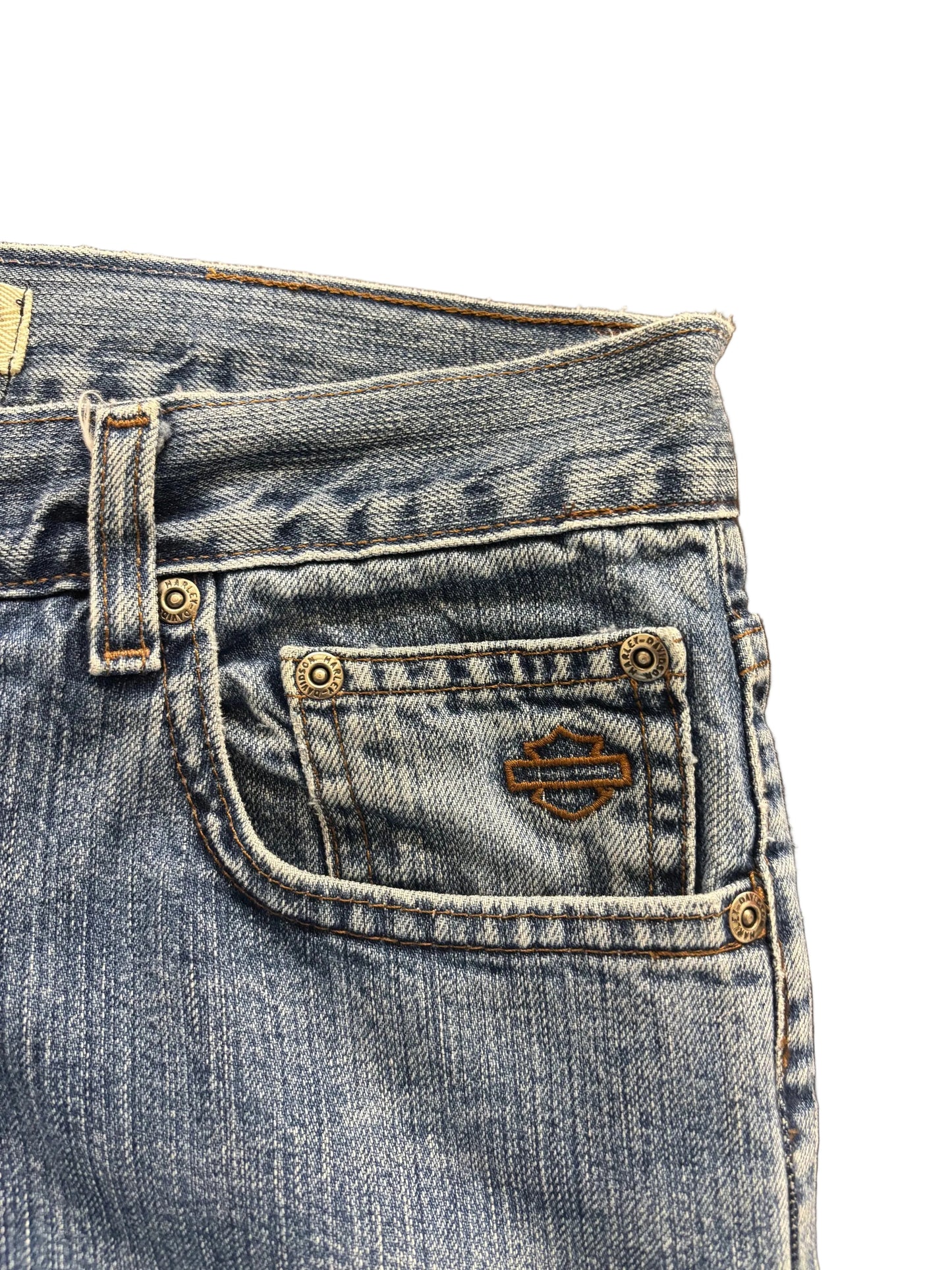 Harley Davidson Low-Rise Denim Jeans-29