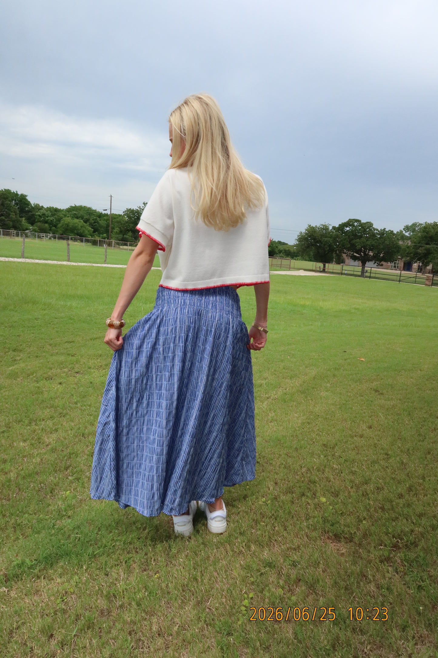 Americana Teddy Knit Tee