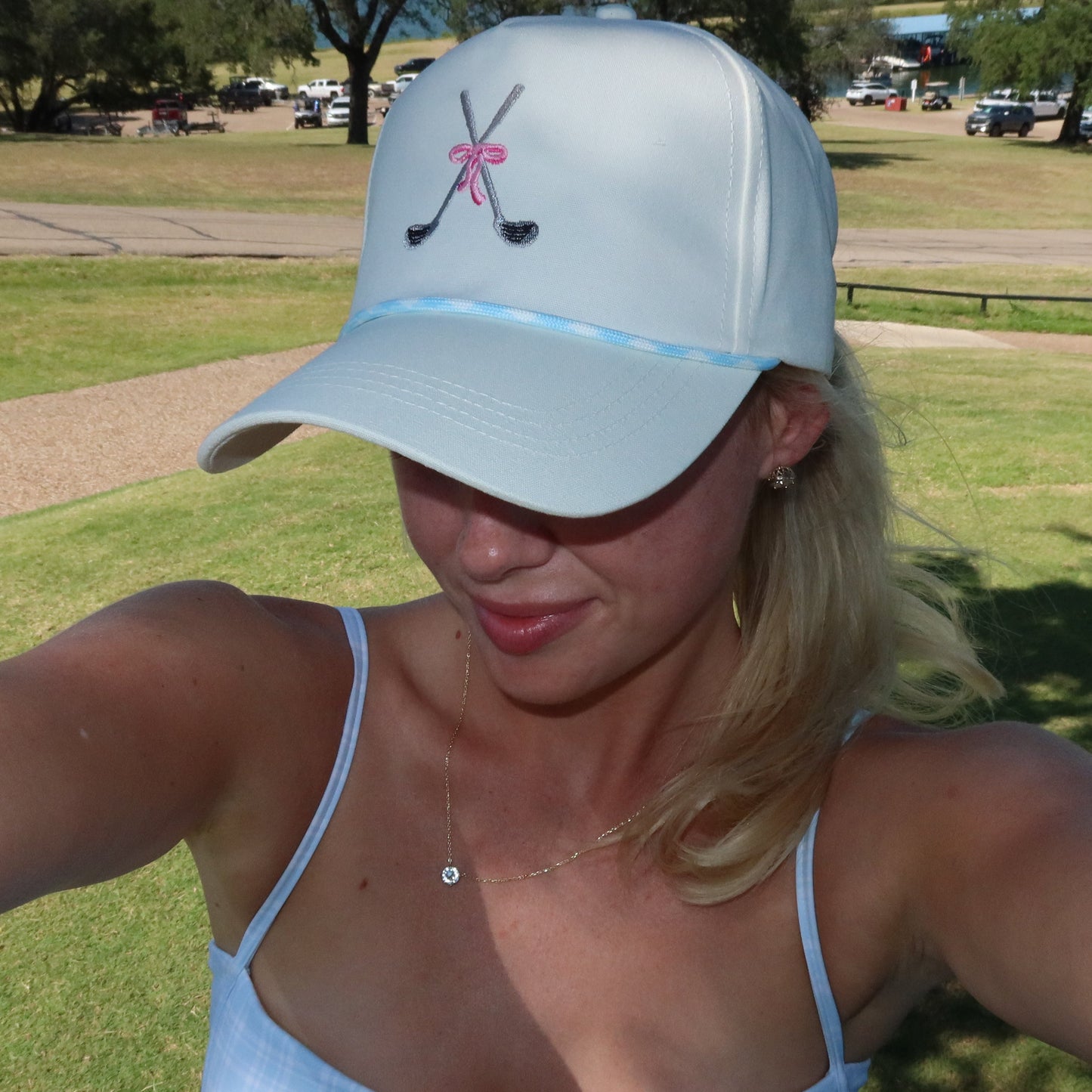 Golf Clubs Trucker Hat