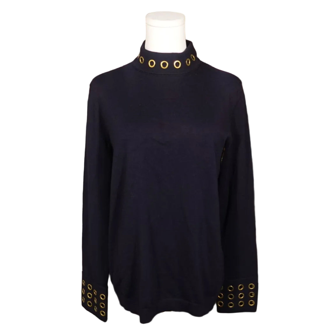 Tory Burch Women's Merino Wool Mock Neck Sweater (M) - NWT