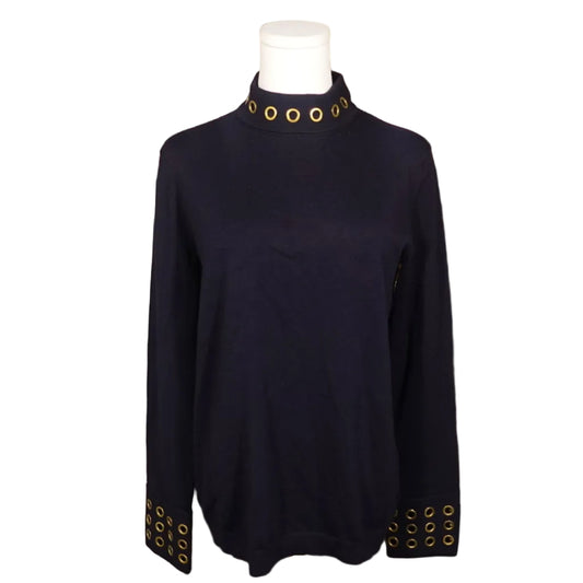Tory Burch Women's Merino Wool Mock Neck Sweater (M) - NWT