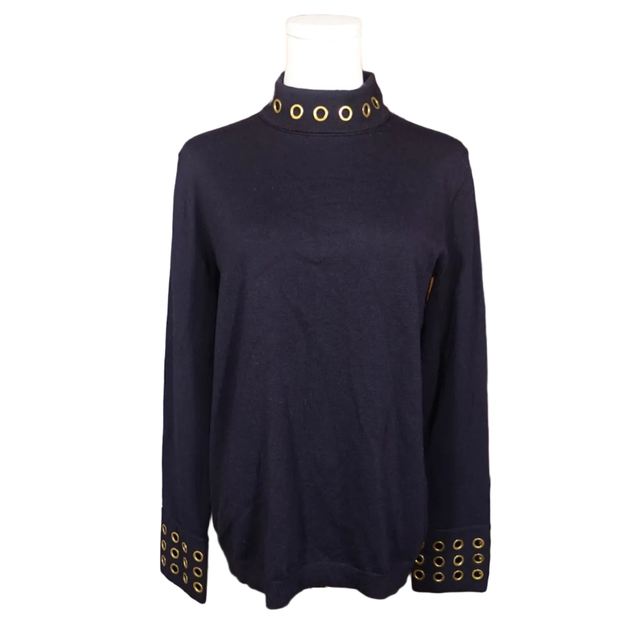 Tory Burch Women's Merino Wool Mock Neck Sweater (M) - NWT