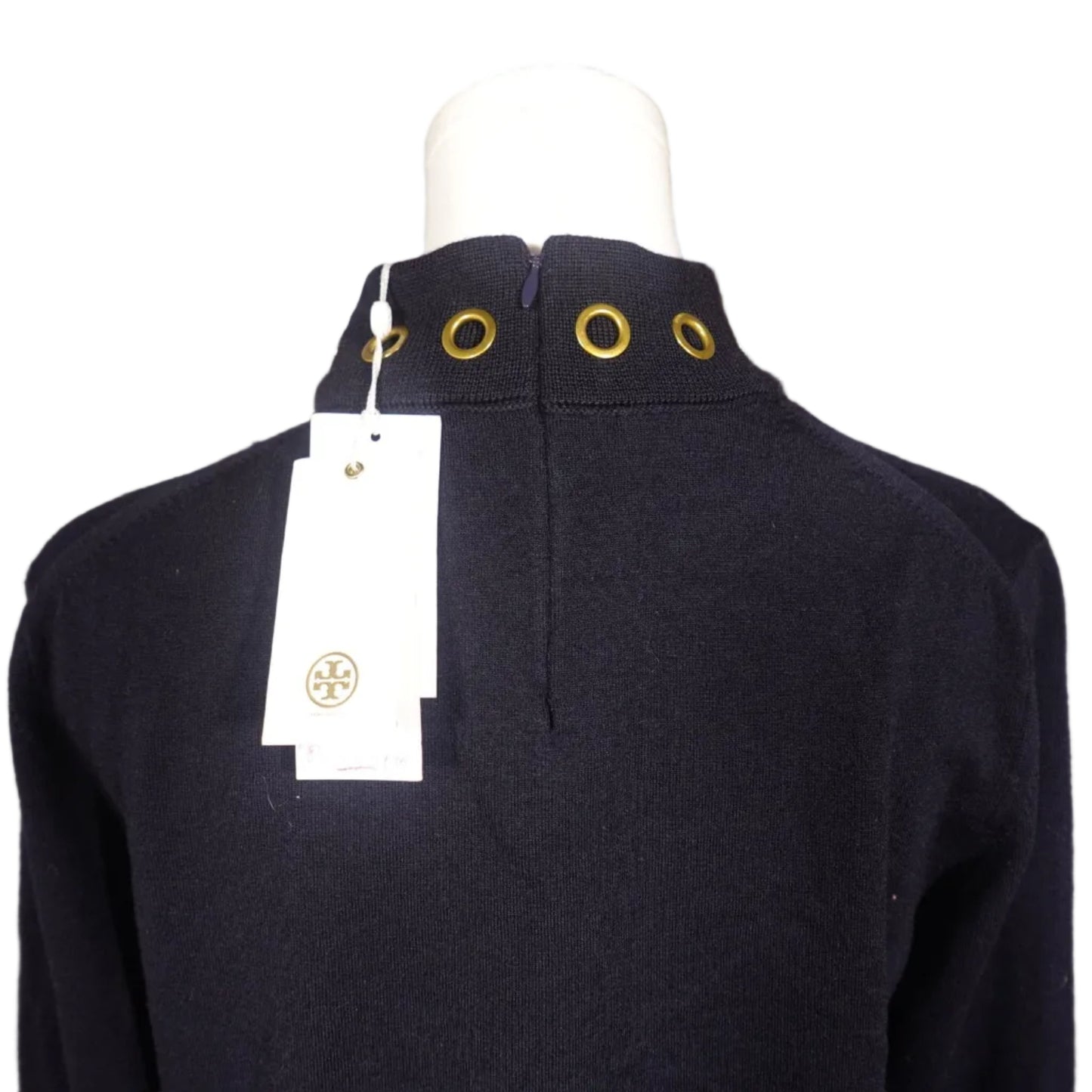 Tory Burch Women's Merino Wool Mock Neck Sweater (M) - NWT