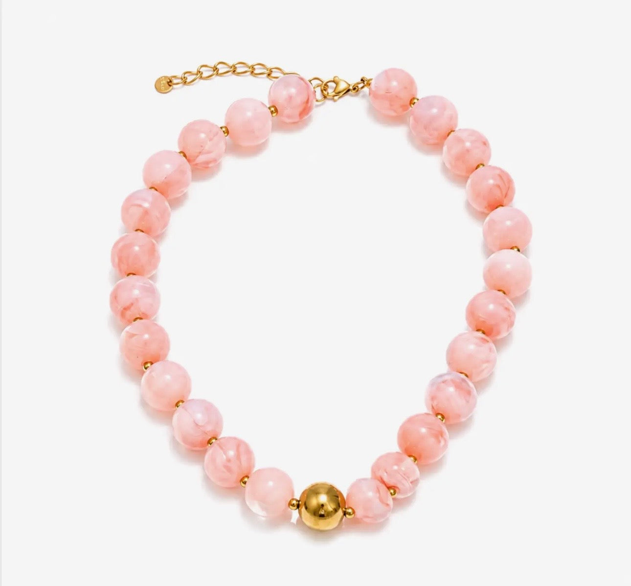 Blush Beaded Necklace