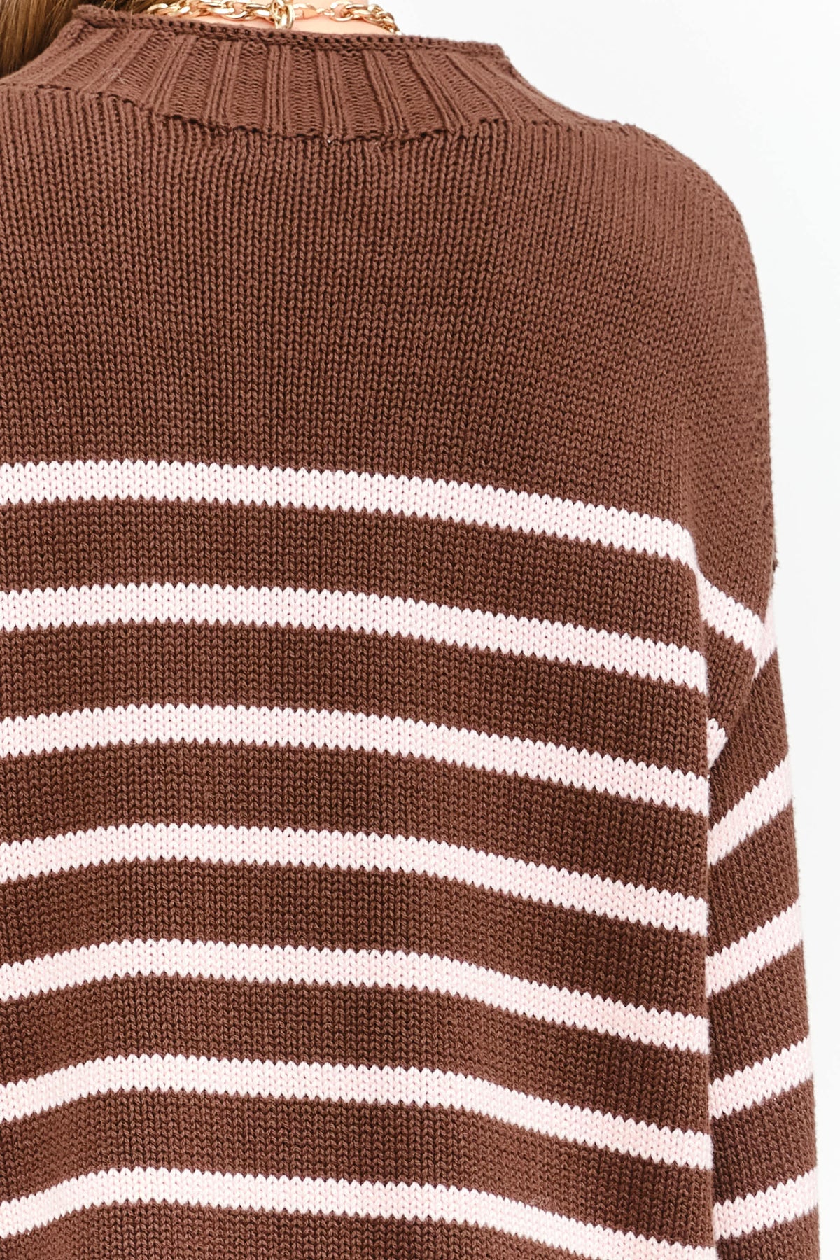 PREORDER The Espresso Stripe Sweater
