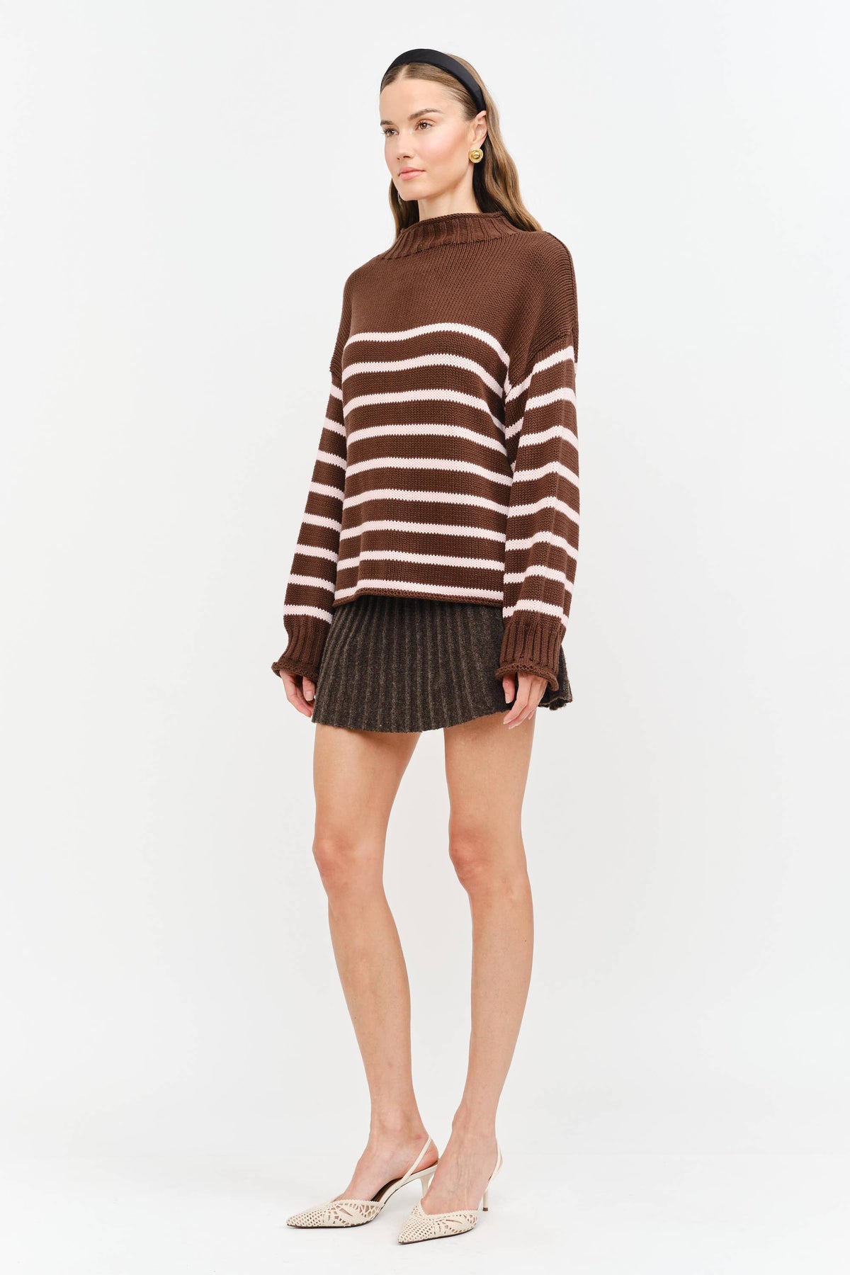 PREORDER The Espresso Stripe Sweater