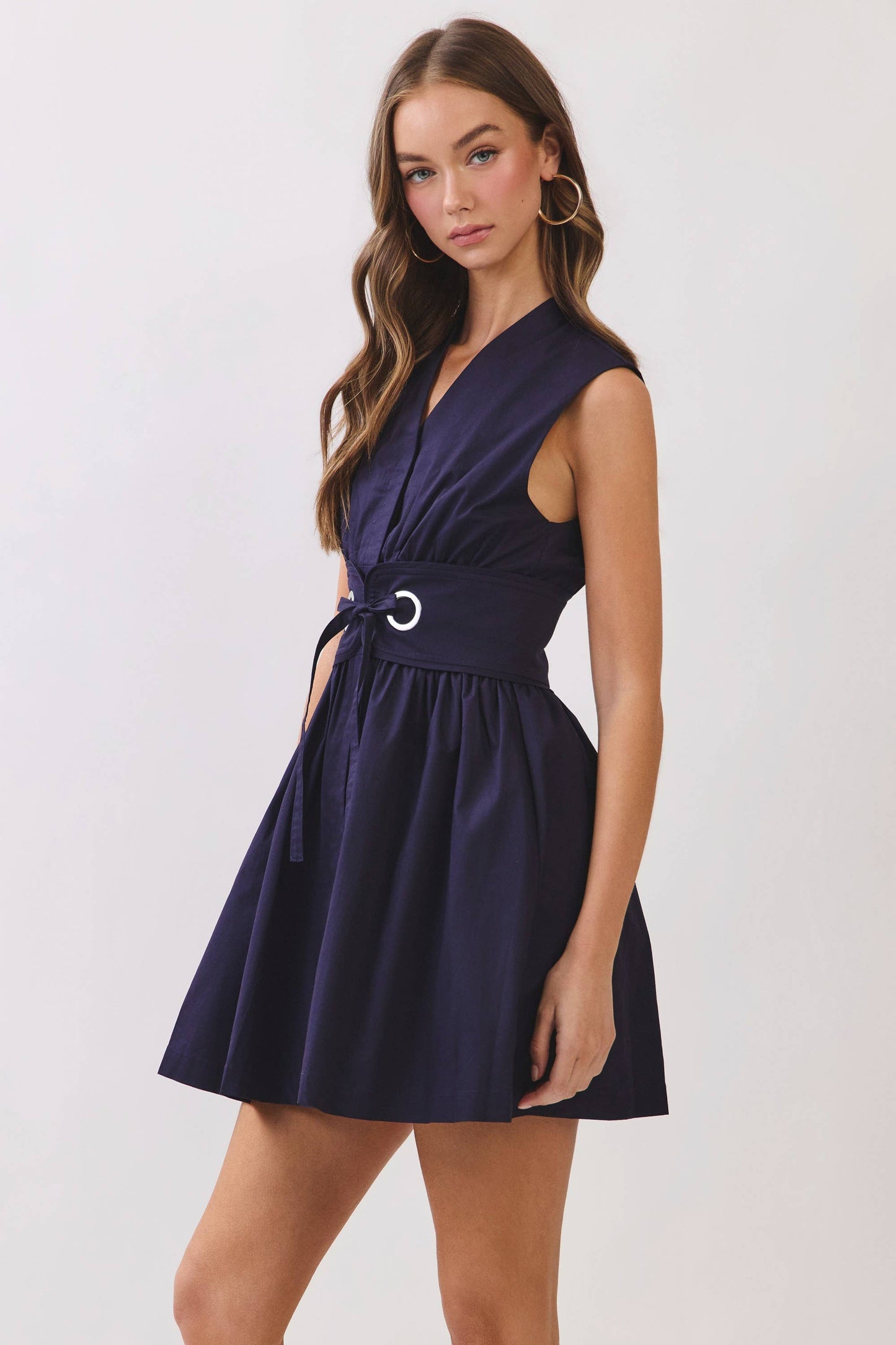 Sutton Belted Mini Dress