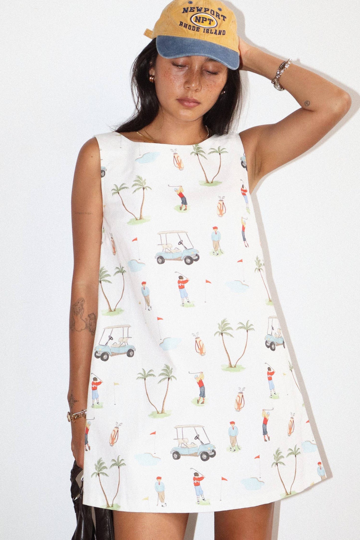 PREORDER Golf Print Mini Dress