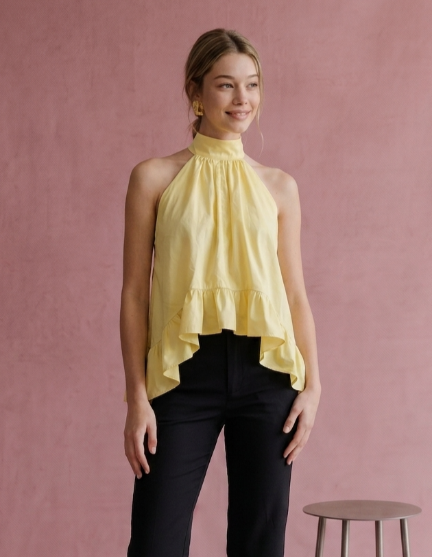 Sunshine Halter Tie Top