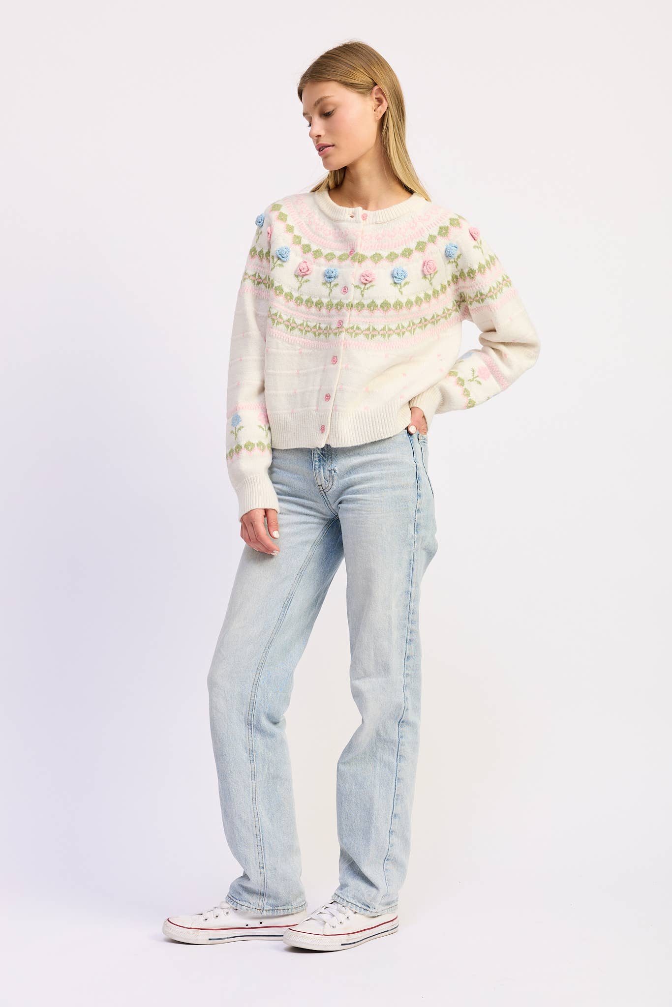 PREORDER Cottage Rose Cardigan