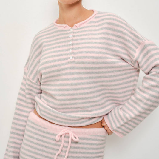 PREORDER The Sunday Social Striped Sweater