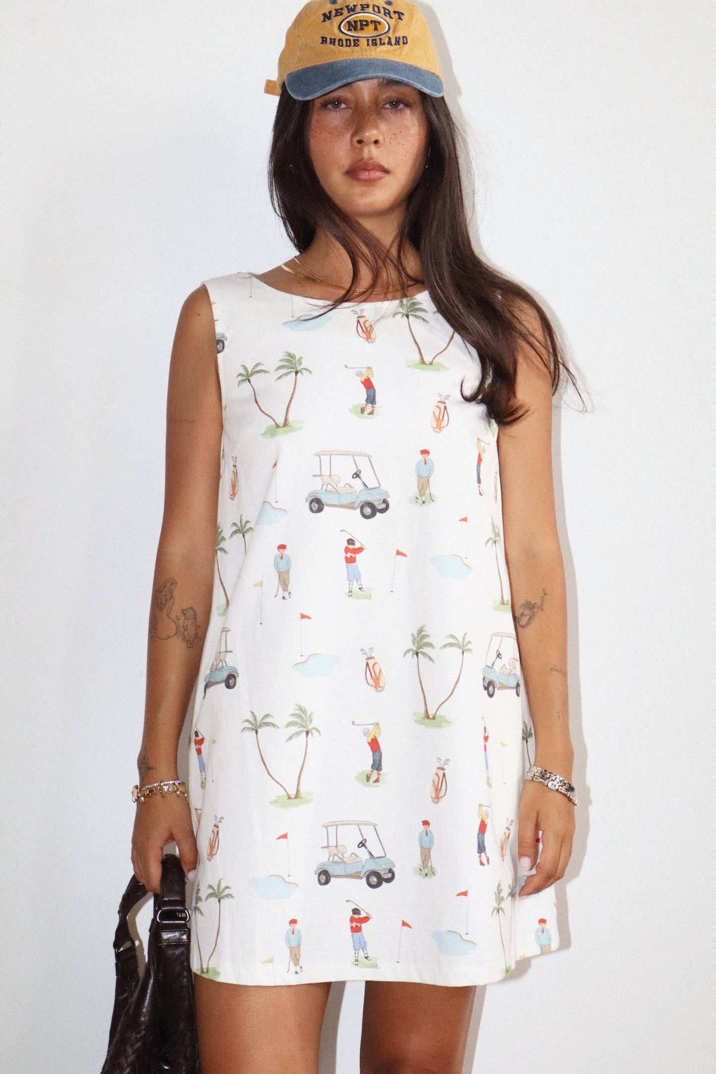 PREORDER Golf Print Mini Dress