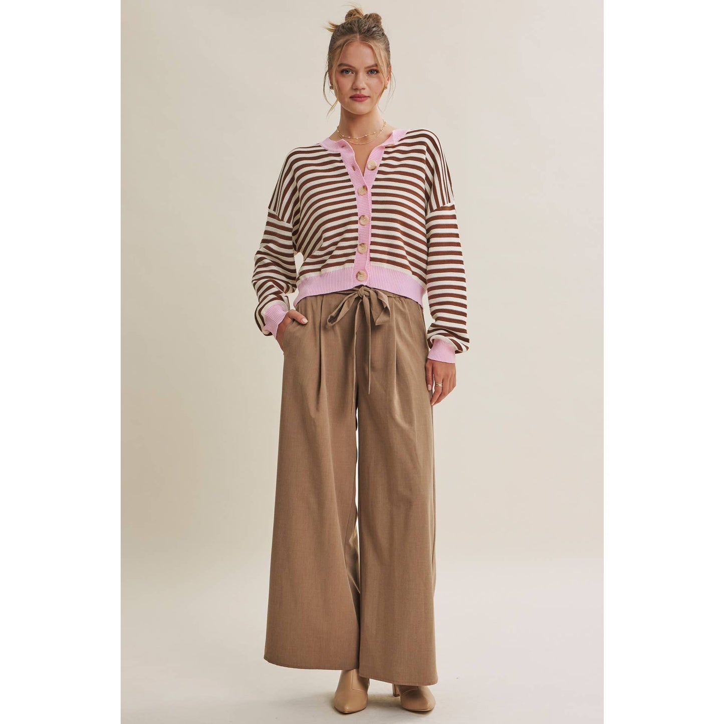 PREORDER Strawberry Mocha Cardigan
