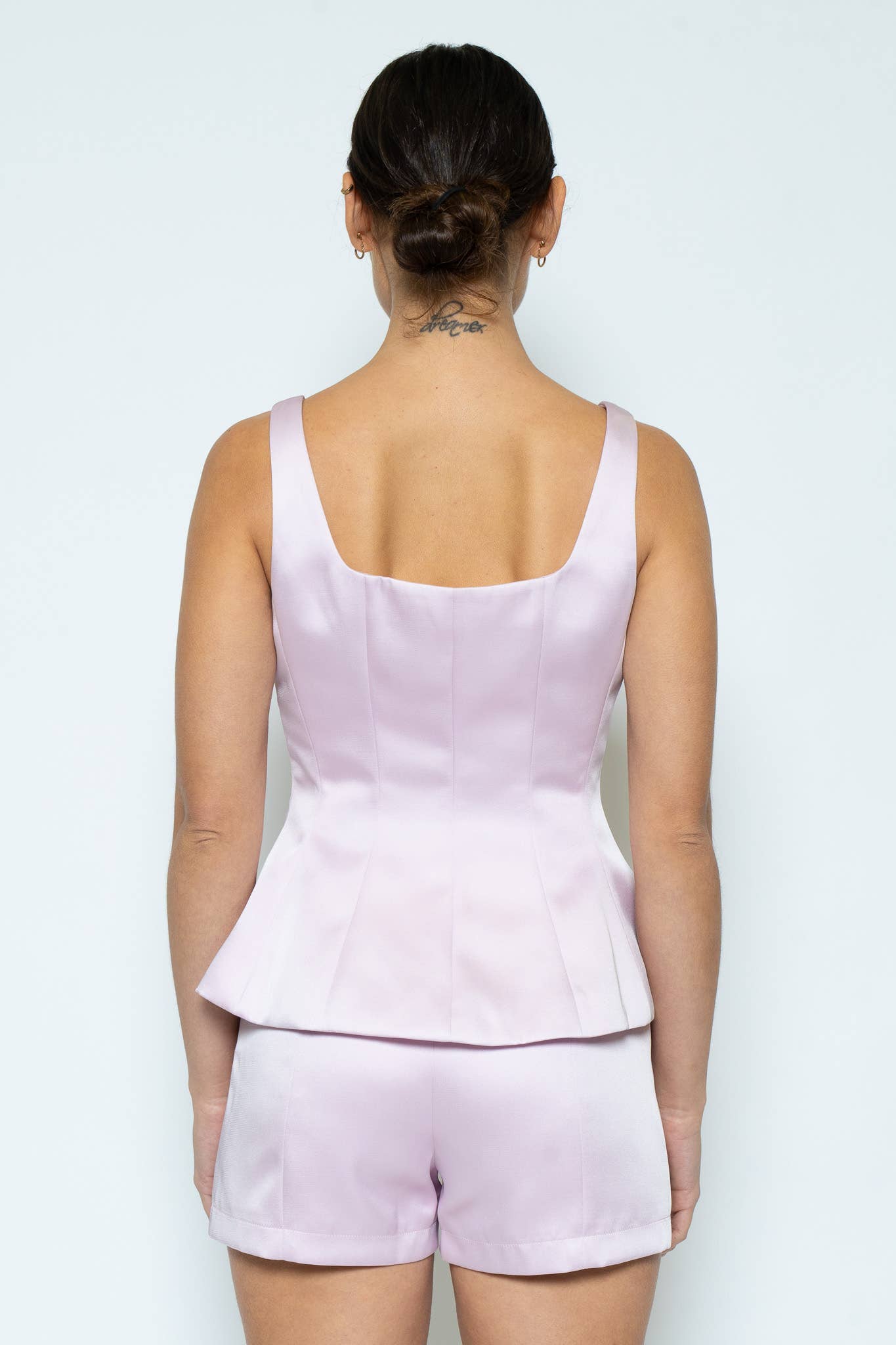 PREORDER Pink Champagne Peplum Top